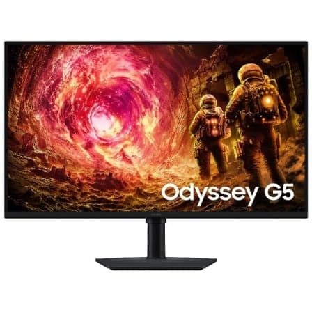 Monitor Gaming Samsung Odyssey G5 S32FG502EU 32"/ QHD/ 1ms/ 180Hz/ IPS/ Regulable en altura/ Negro