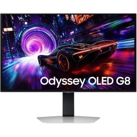 Monitor Gaming Samsung Odyssey OLED G8 G81SF S32FG810SU 32"/ 4K/ 0.03ms/ 240Hz/ QD-OLED/ Multimedia/ Regulable en altura/ Plata