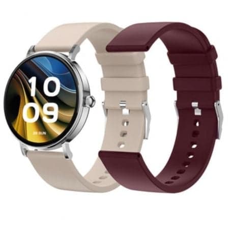 Smartwatch SPC Smartee Duo Velvet 9656B/ Notificaciones/ Frecuencia Cardíaca/ Blanco