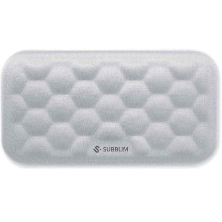 Reposamuñecas Subblim Ergo AirPadding/ Plateado