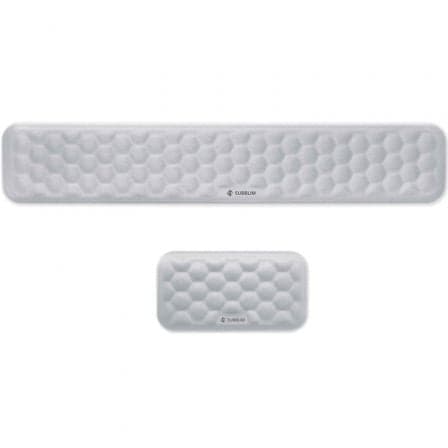 Pack de 2 Reposamuñecas Subblim Ergo AirPadding/ Plateadas