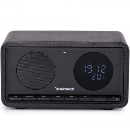 Radio Portátil Sunstech RPBT460/ con Batería/ Negra