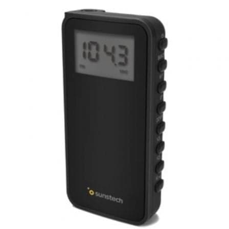 Radio Portátil Sunstech RPD23/ a Pilas/ Negra