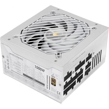 Fuente de Alimentación Mars Gaming MPB1000SIM/ 1000W/ Ventilador 14cm/ ATX 3.1/ PCIe 5.1/ 80 Plus Gold