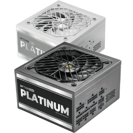 Fuente de Alimentación Mars Gaming MPT850/ 850W/ Ventilador 14cm/ ATX 3.1/ PCIe 5.1/ 80 Plus Platinum/ Negra