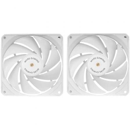 Pack 2 Ventiladores Mars Gaming MF-NCLX2/ 12cm
