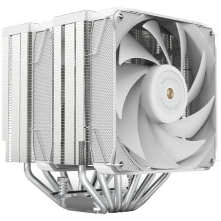 Ventilador con Disipador Mars Gaming MCPU-XU6/ 2x 12cm/ Blanco