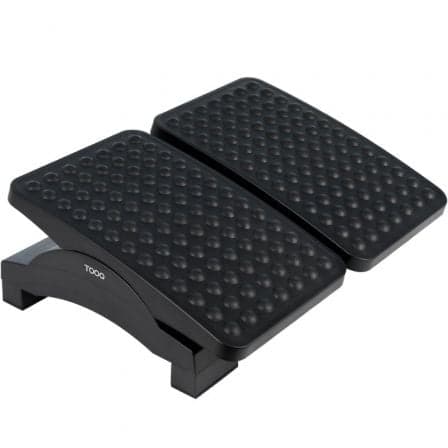 Reposapiés Ajustable/ Inclinable TooQ TQFR0604-B/ 430 x 320 x 105-130 mm