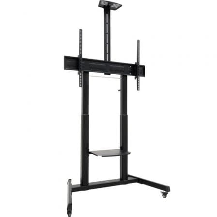 Soporte de Suelo Inclinable con Ruedas TooQ FS20406HM-B para TV de 60-100"/ hasta 120kg