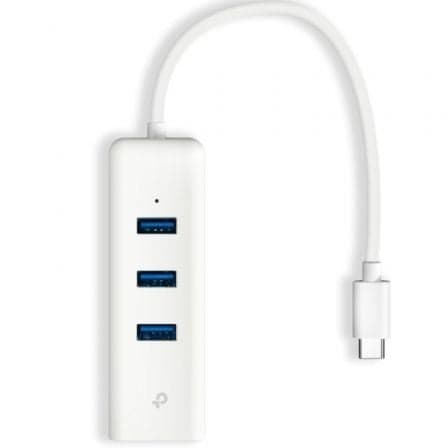 Hub USB Tipo-C 3.0 TP-Link UE330C/ 3xUSB/ 1xRJ45/ Blanco