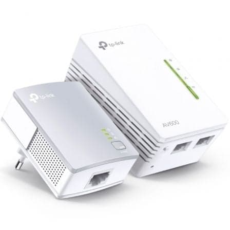 Adaptador Powerline TP-Link TL-WPA4221 KIT 600Mbps/ Alcance 300m/ Pack de 2