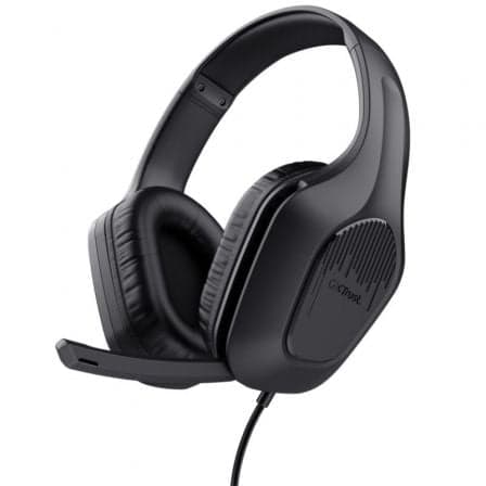 Auriculares Gaming con Micrófono Trust Gaming GXT 417 Zirox/ Jack 3.5/ Negros