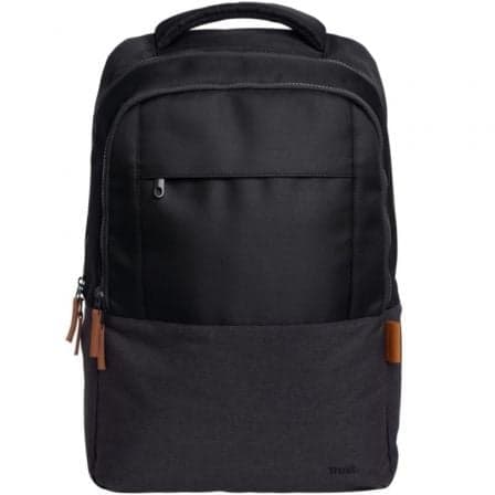 Mochila Trust Lisboa para Portátiles hasta 16"/ 23L/ Negra