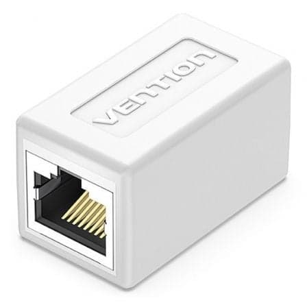 Adaptador Conector RJ45 IPVW0 Cat.6 FTP/ RJ45 Hembra - RJ45 Hembra/ Blanco