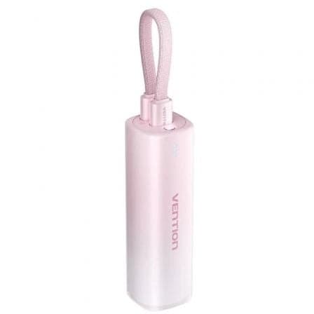 Powerbank 5000mAh Vention FHWR0/ 20W/ Rosa
