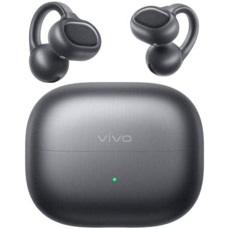 Auriculares Deportivos Bluetooth Vivo Buds Clip con estuche de carga/ Autonomía 10h/ Negros