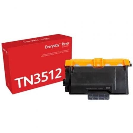 Tóner compatible Xerox 006R05200 compatible con Brother TN3512 Alta Capacidad/ 12000 páginas/ Negro