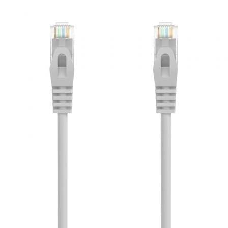 Cable de Red RJ45 AWG24 UTP Aisens A145-0553 Cat.6A/ LSZH/ 30cm/ Gris