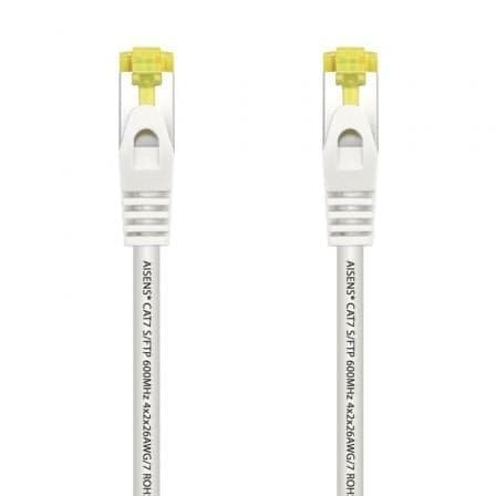 Cable de Red RJ45 SFTP Aisens A146-0489 Cat.7/ 50cm/ Blanco