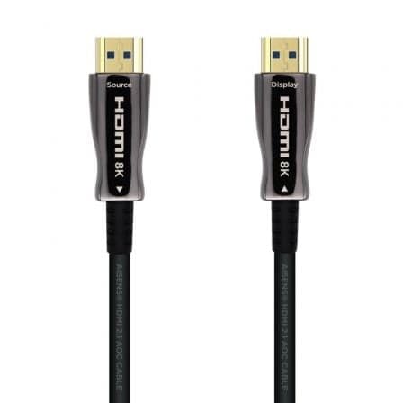 Cable HDMI 2.1 AOC 8K Aisens A153-0517/ HDMI Macho - HDMI Macho/ 20m/ Negro