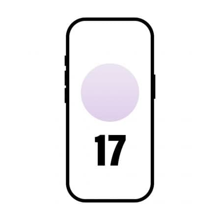 Smartphone Apple iPhone 17 256GB/ 6.3"/ 5G/ Lavanda