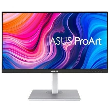 Monitor Profesional Asus ProArt Display PA278CV 27"/ WQHD/ Multimedia/ Regulable en altura/ Negro y Plata