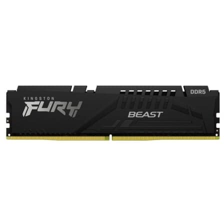 Memoria RAM Kingston FURY Beast 32GB/ DDR5/ 5600MHz/ 1.25V/ CL40/ DIMM