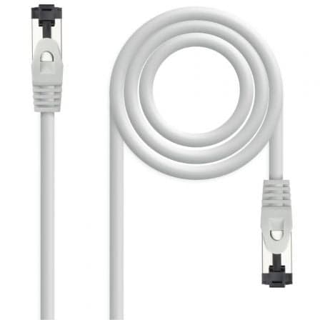 Cable de Red RJ45 SSTP Nanocable 10.20.2007 Cat.8.1/ 7m/ Gris