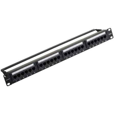 Patch Panel Vention KGCB0/ 24 Puertos/ Cat.6